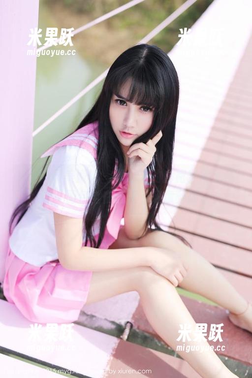 MyGirl美媛馆 - 陈舒羽的白裙穿得无所谓，图包全在这里，随意翻翻。
