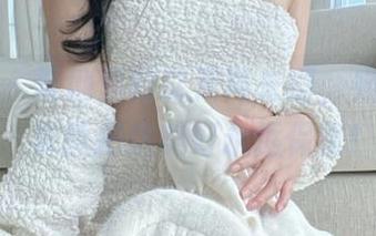 微密圈 - 雪地里的就是阿朱啊，宛如精灵，求能把这美好永远保留！